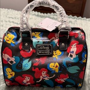 Original Heart Logo Loungefly Ariel and Flounder Women's Bag